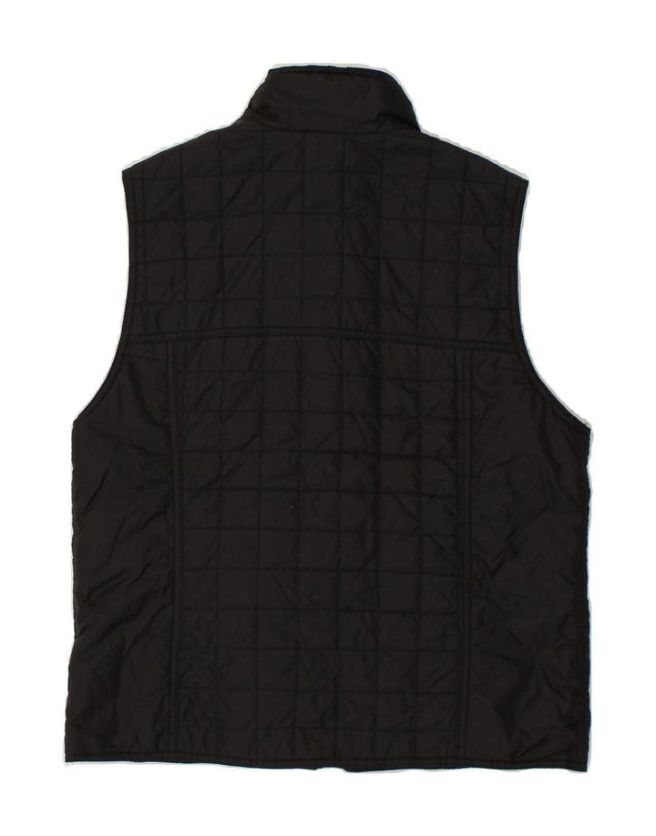 ADIDAS Womens Oversized Padded Gilet UK 10 Small Black Polyamide Vintage Adidas and Second-Hand Adidas from Messina Hembry 