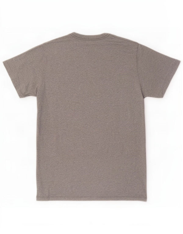 PEPE Jeans T-shirt grafica regolare da uomo Top in cotone chiazzato grigio medio