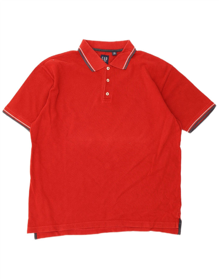 Polo da uomo Gap in cotone a righe grandi rosse