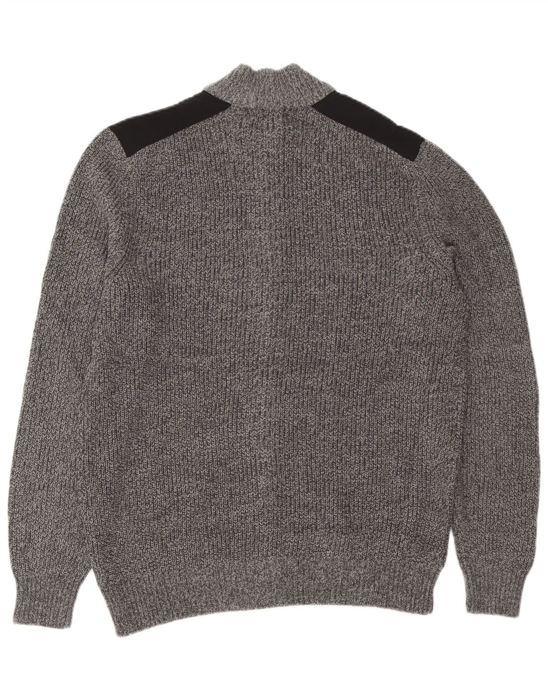 Maglione cardigan da uomo IZOD in cotone color block grigio medio