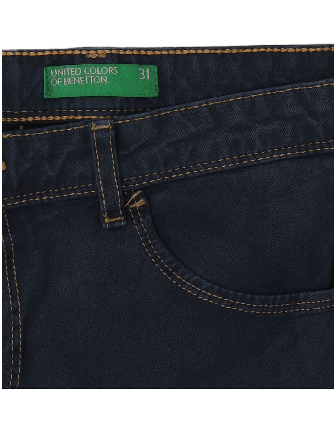 Jeans skinny da donna Benetton W31 L30 Blu navy