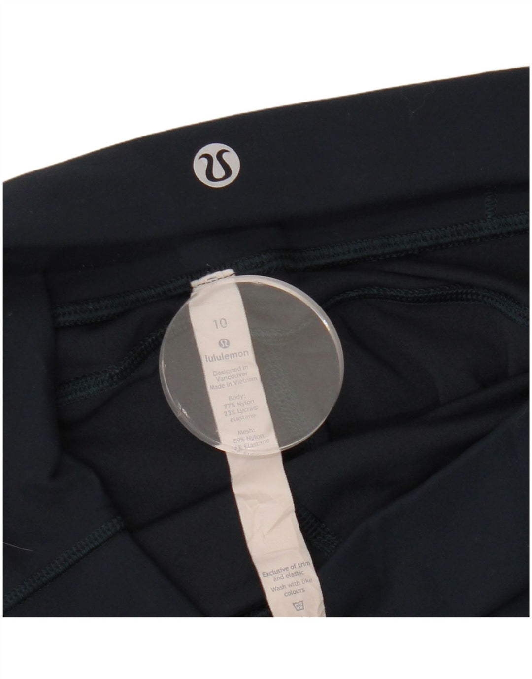 Leggings da donna LULULEMON US 10 grande nylon blu navy