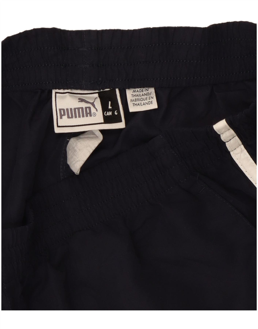 Pantaloncini sportivi da uomo Puma Bermuda grandi in cotone blu navy