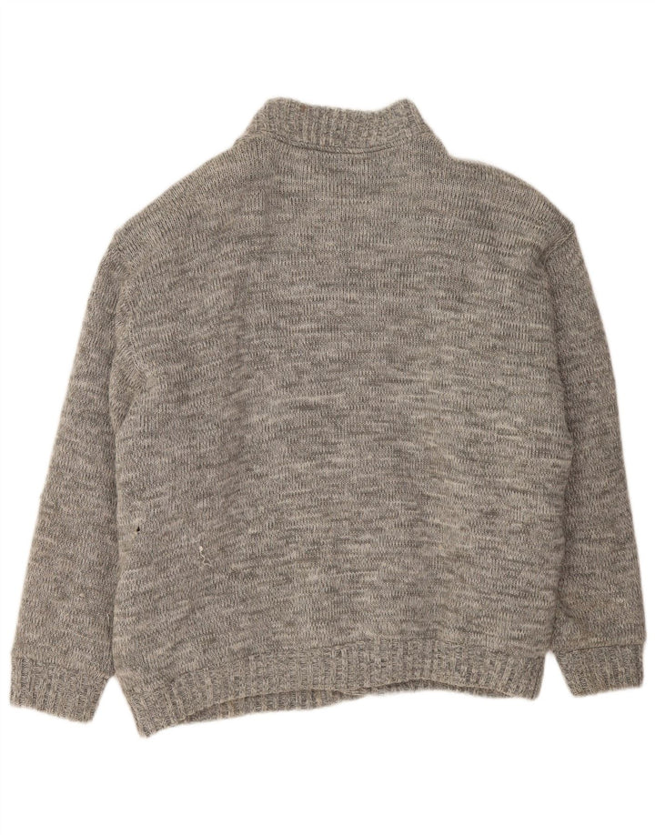 Maglione cardigan da uomo VINTAGE XL grigio