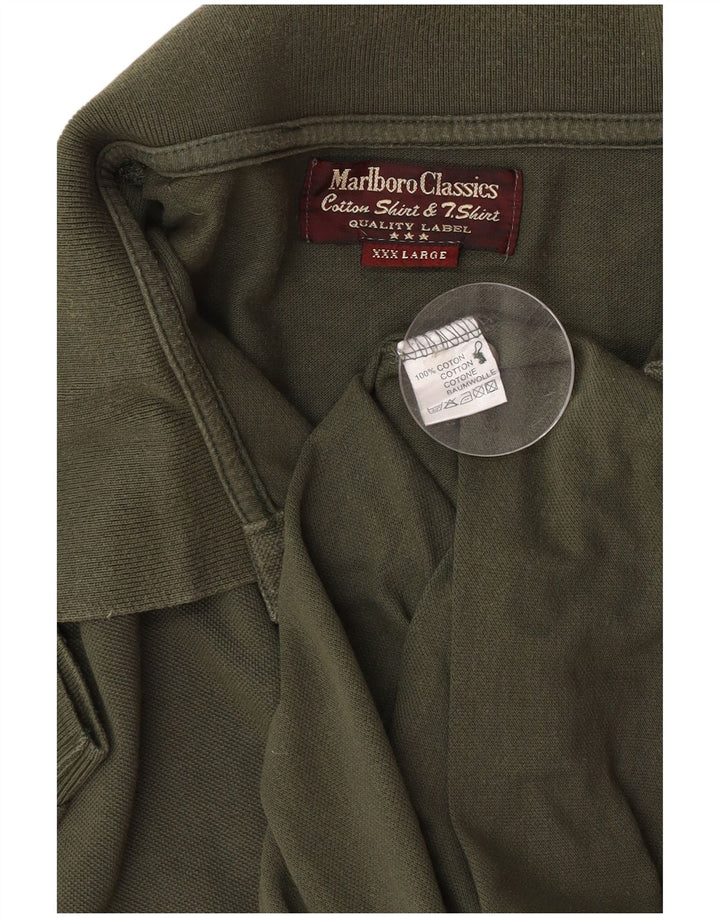 Polo da uomo Marlboro Classics 3XL cotone kaki