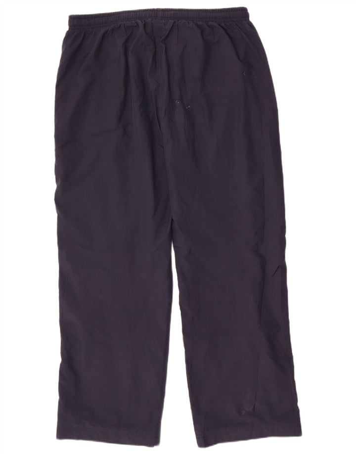 Pantaloni da tuta da uomo Adidas Large in poliestere blu navy