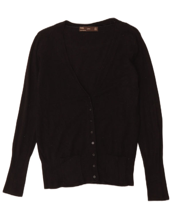 Maglione cardigan da donna Zara UK 12 medio nero
