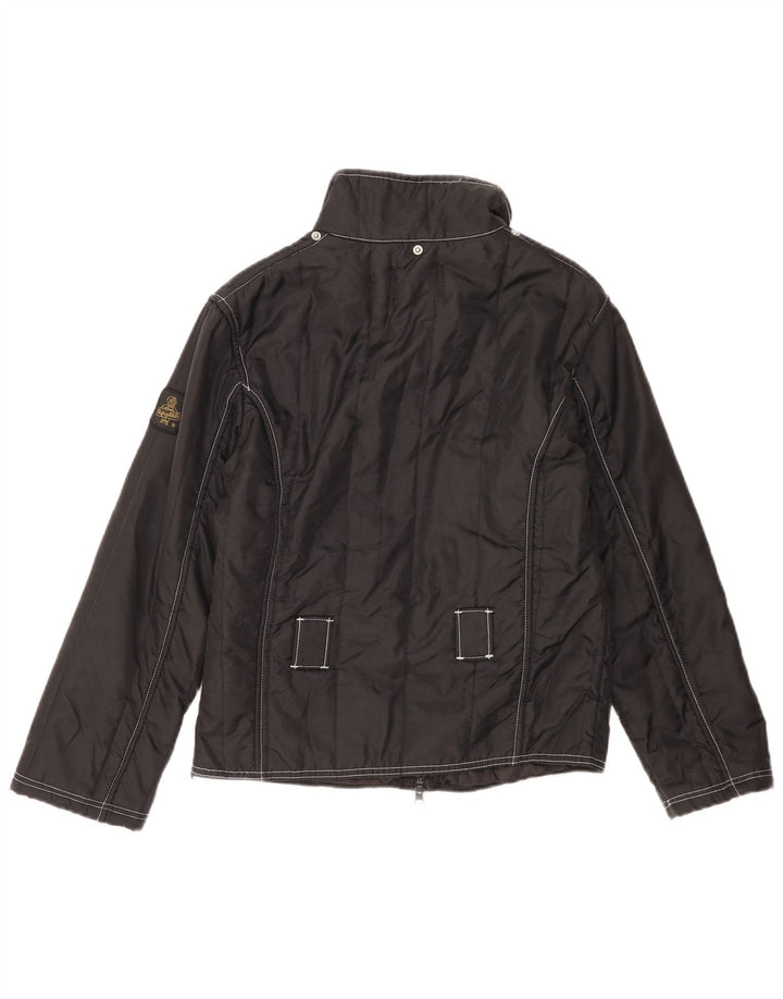 Giacca antipioggia da donna Refrigiwear UK 14 grande nylon nero
