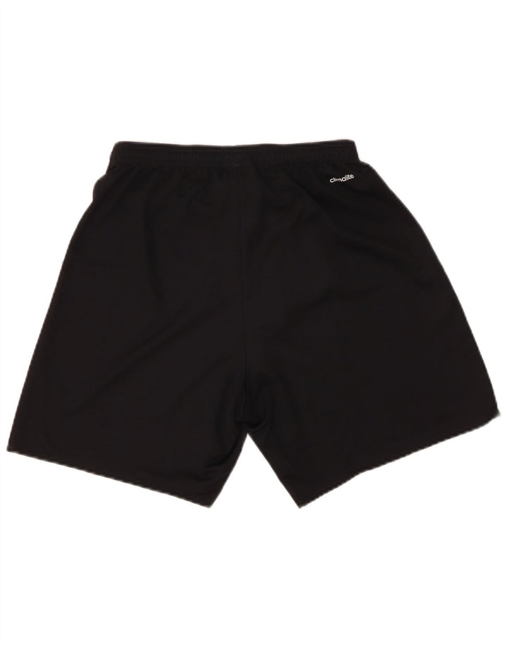 Pantaloncini sportivi ADIDAS Climalite da uomo piccoli in poliestere nero