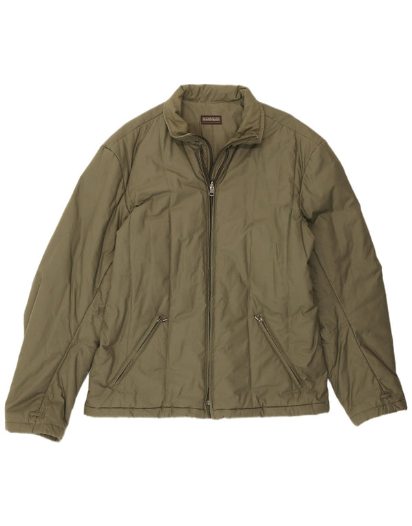 Giacca imbottita da uomo Napapijri UK 44 2XL Cotone kaki