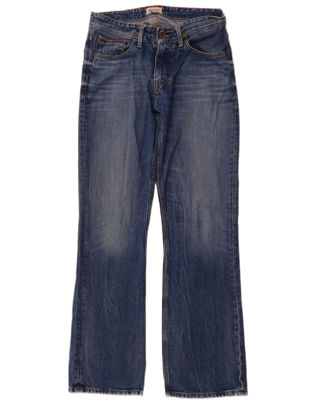 TOMMY HILFIGER Jeans dritti da uomo W30 L32 cotone blu