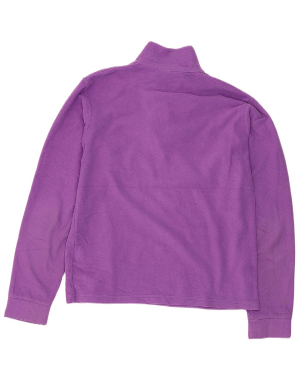 Maglione in pile per ragazze con collo con zip Mountain Warehouse 12-13 anni Viola