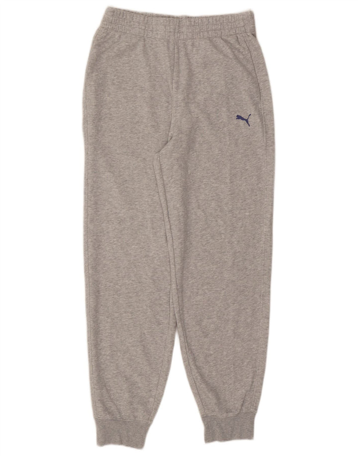 Pantaloni da tuta da uomo Puma Joggers in cotone grigio medio