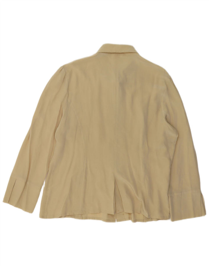 CHERIE Camicia Camicetta Donna IT 50 XL Seta Cachi