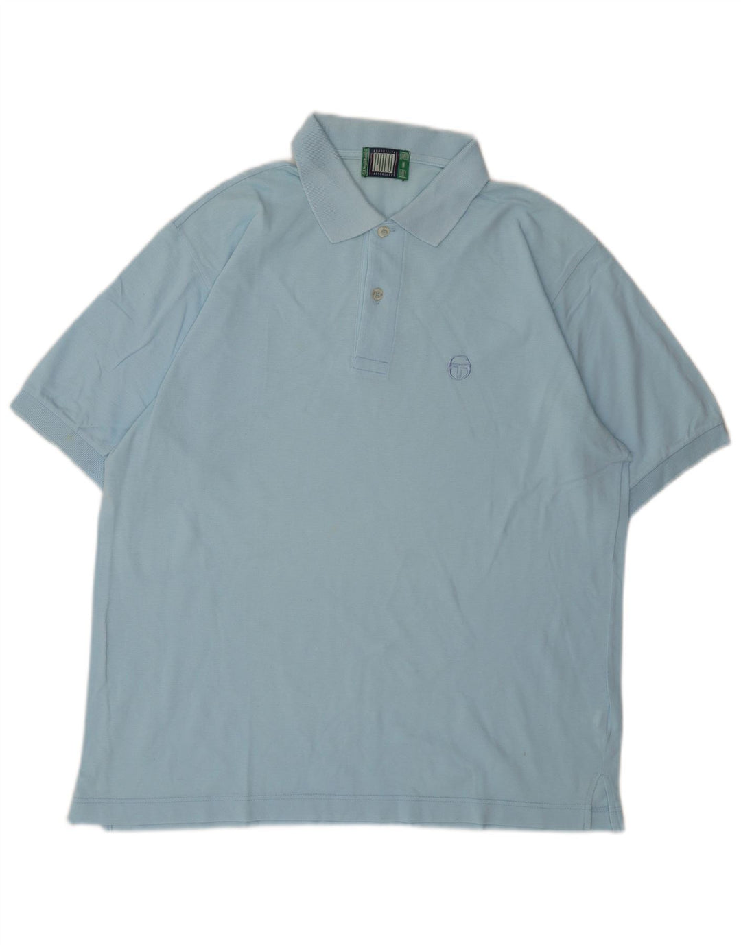 Polo Uomo Sergio Tacchini IT 50 Blu Medio Cotone
