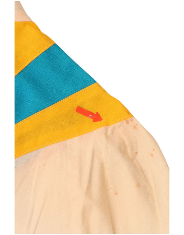 ANTONELLI Giubbotto Bomber da Donna IT 44 Cotone Colorblock Medio Bianco Sporco