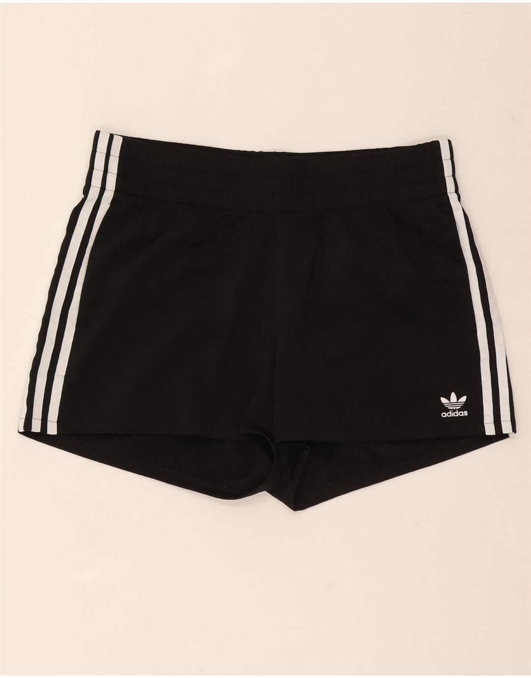 Pantaloncini sportivi Adidas da donna UK 14 medio nero poliestere