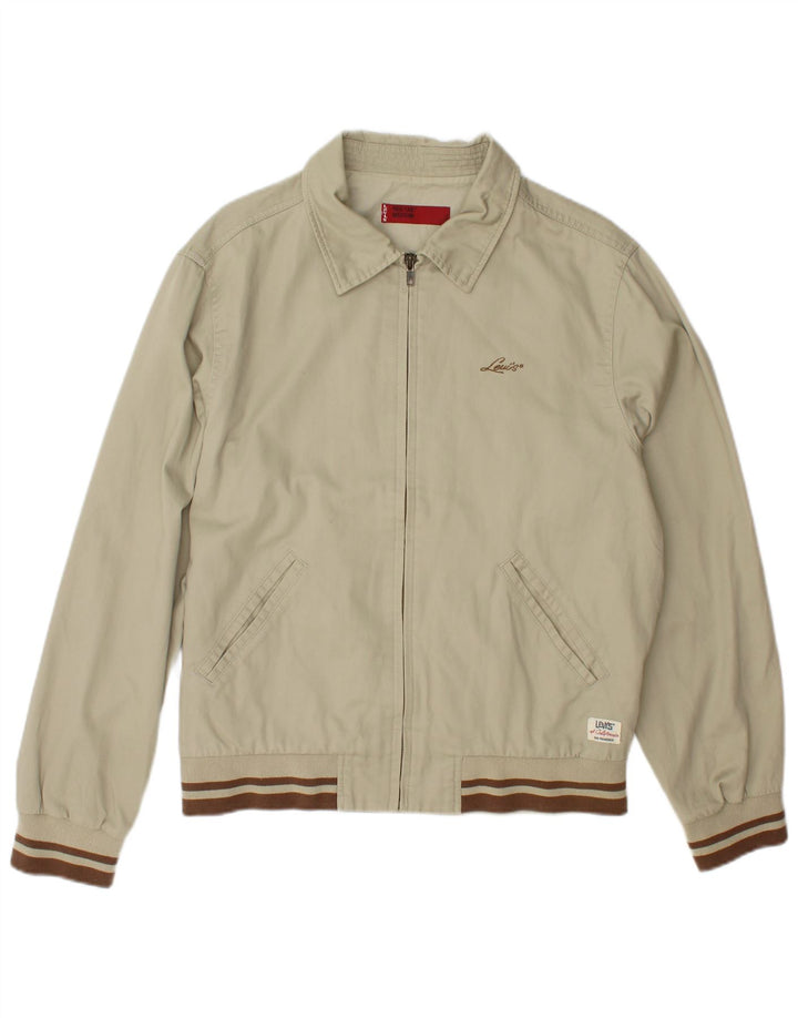 Giacca bomber da uomo Levi's UK 38 Cotone beige medio