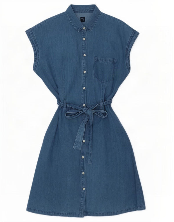 Gant Womens Denim Dress UK 16 Large Blue Cotton