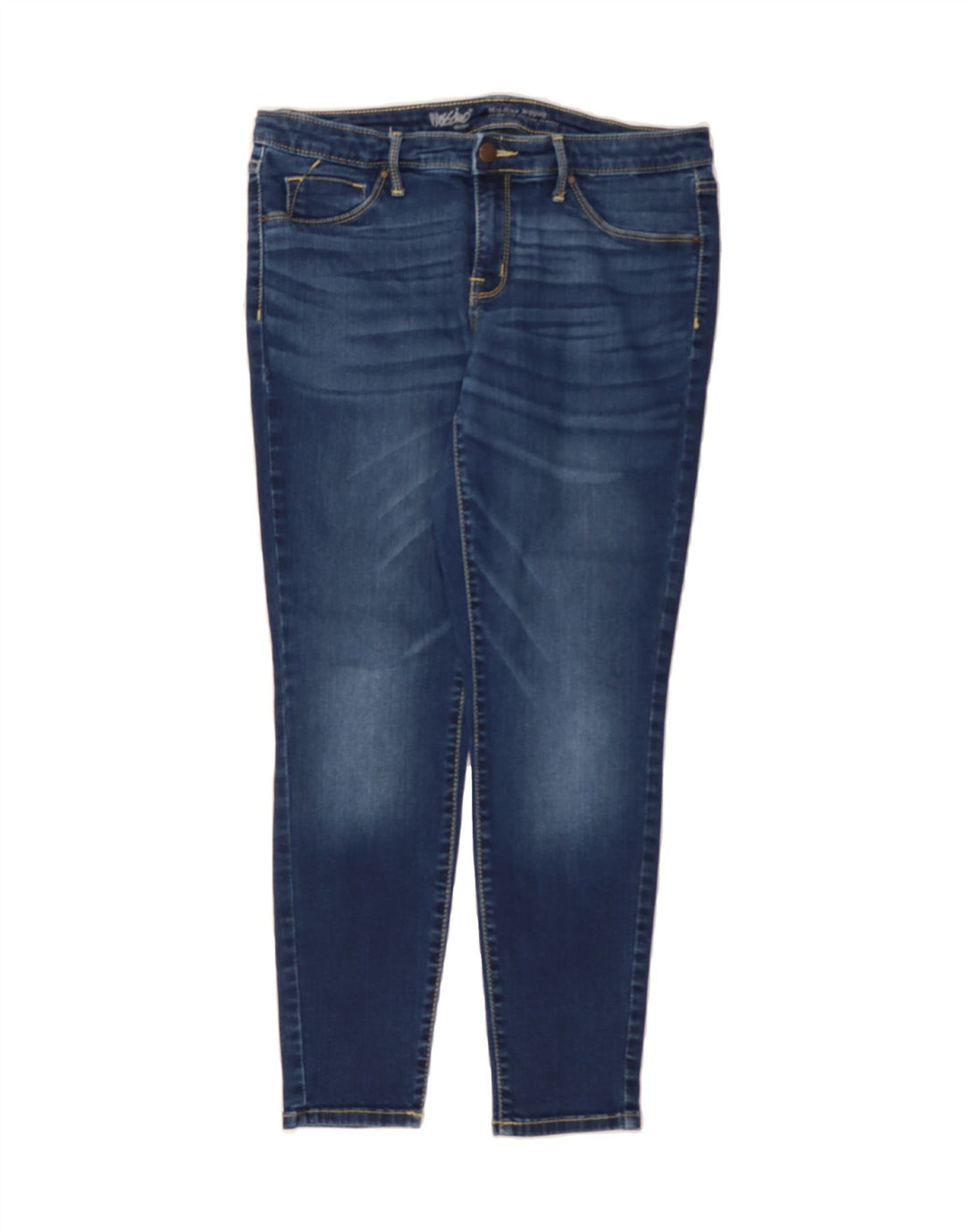 MOSSIMO Womens Mid Rise Jegging Jeans US 12 Large W32 L26 Blue Cotton Vintage Mossimo and Second-Hand Mossimo from Messina Hembry 