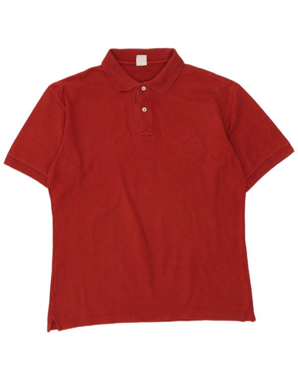 Polo da uomo Fila IT 52 Large rossa
