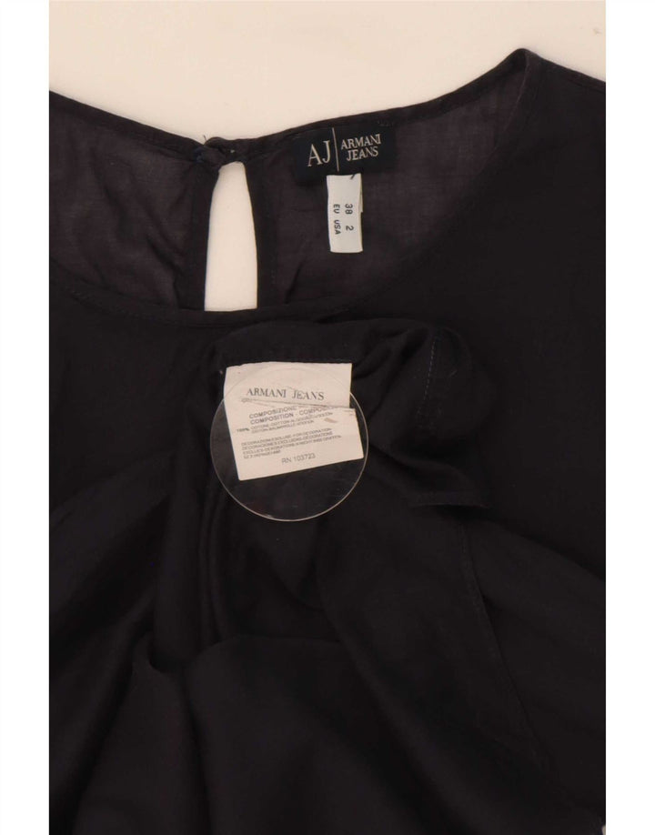 Camicetta da donna Armani Top EU 38 cotone blu navy medio