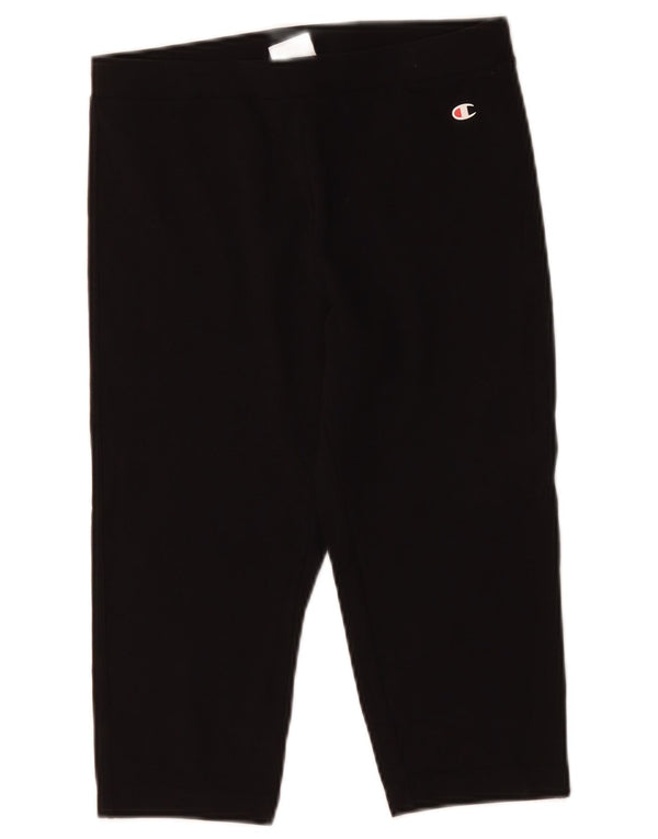Pantaloncini sportivi da donna Champion Bermuda UK 14 cotone nero medio