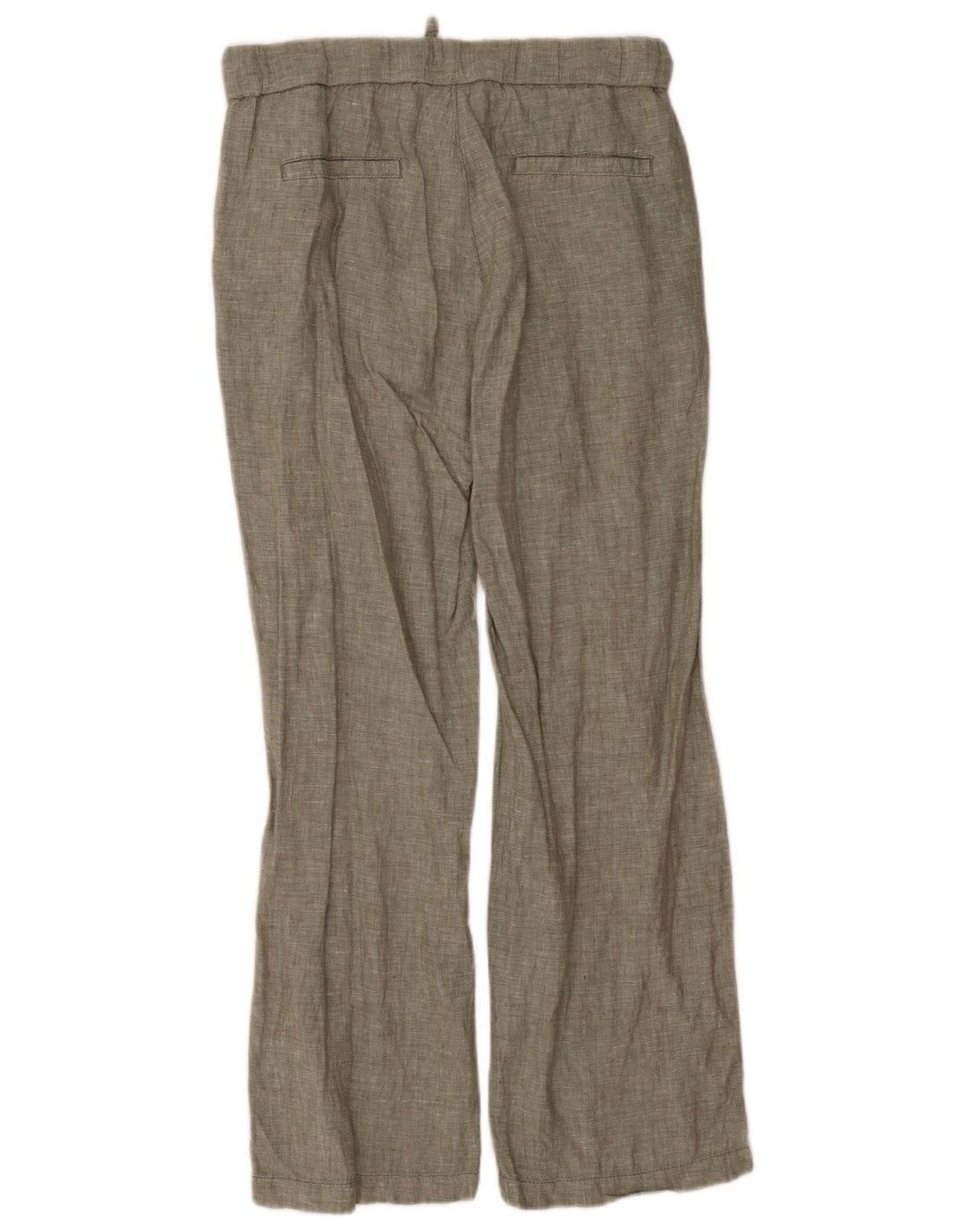 Pantaloni chino dritti da donna di Dack piccoli W27 L28 kaki