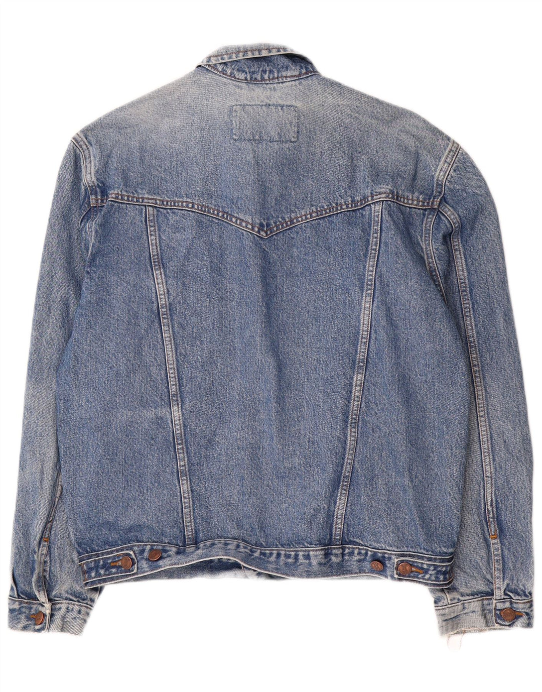 Giacca di jeans da uomo WRANGLER UK 40 grande cotone blu