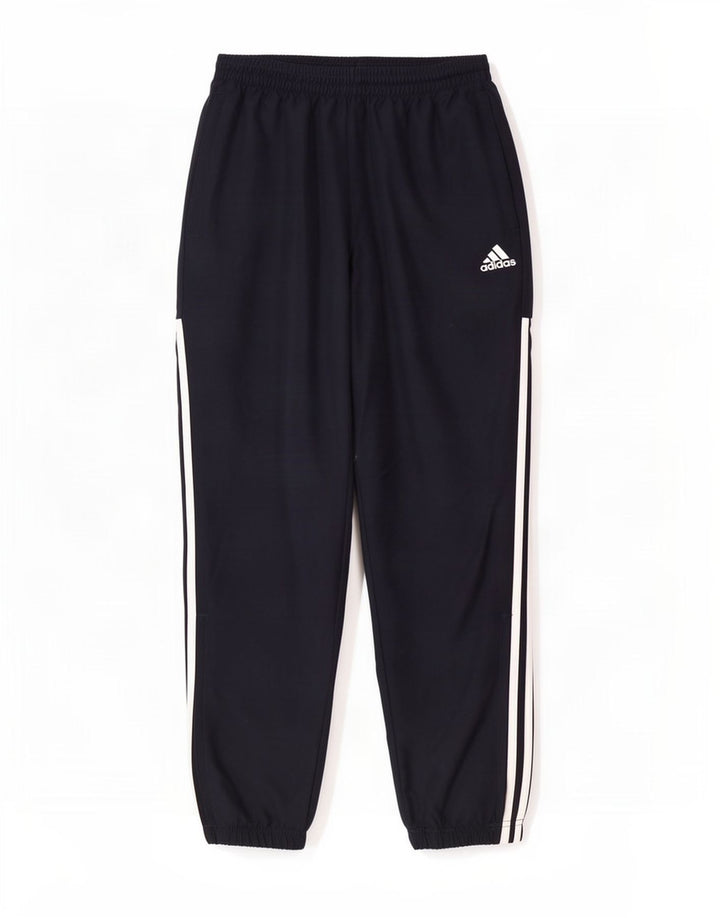 Pantaloni da tuta da uomo Adidas Joggers medi in poliestere blu navy