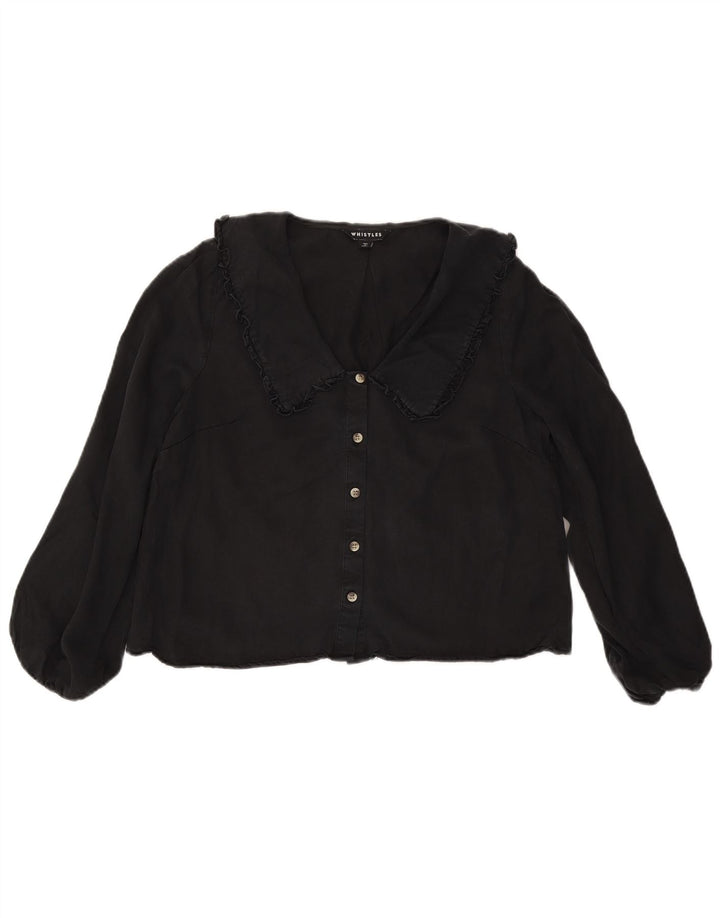 Camicetta corta da donna Whistle UK 12 Lycra nera media