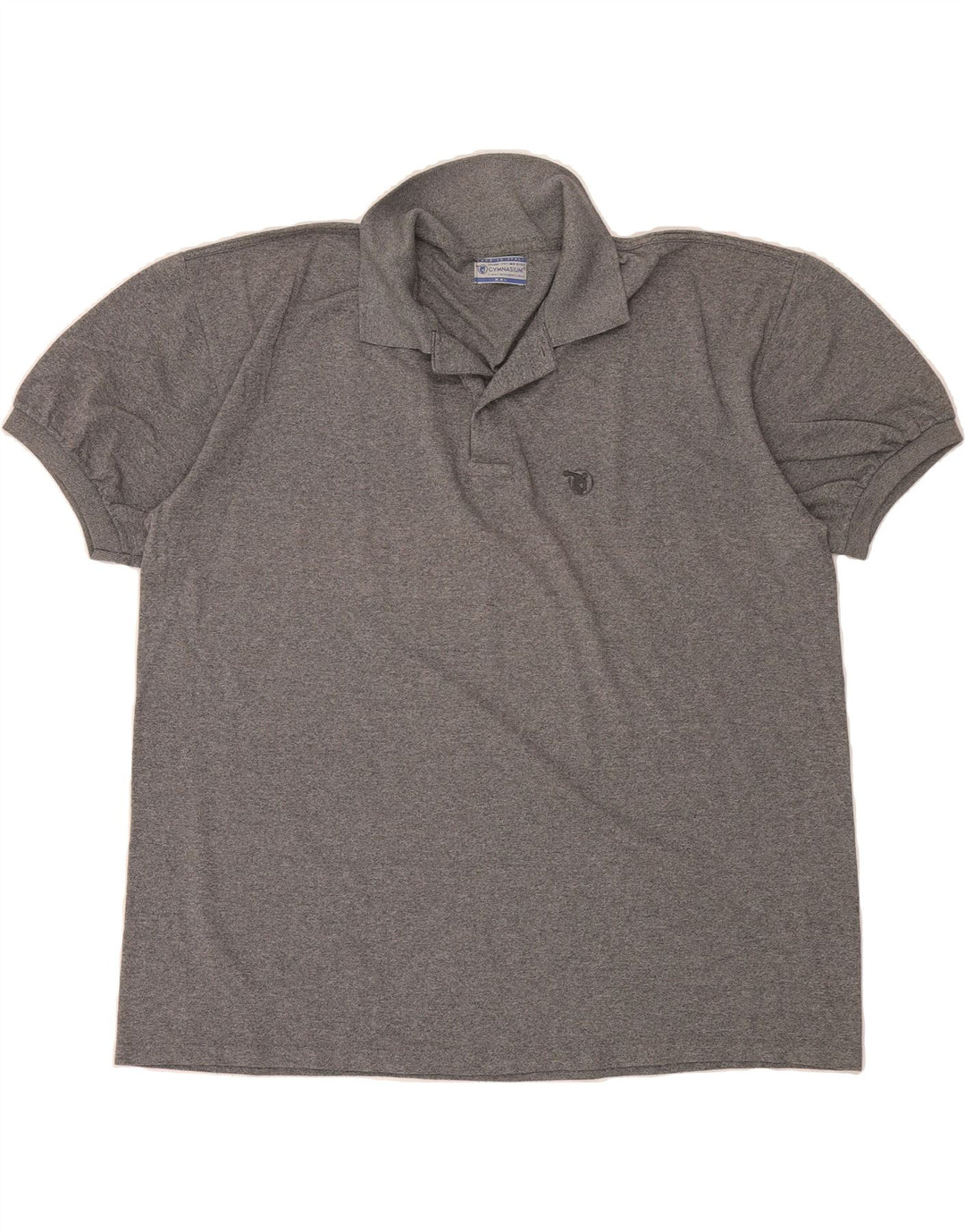 VINTAGE Mens Polo Shirt 2XL Grey Vintage Vintage and Second-Hand Vintage from Messina Hembry 