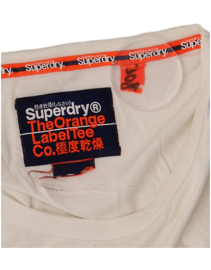 Canottiera da uomo SUPERDRY piccola bianca