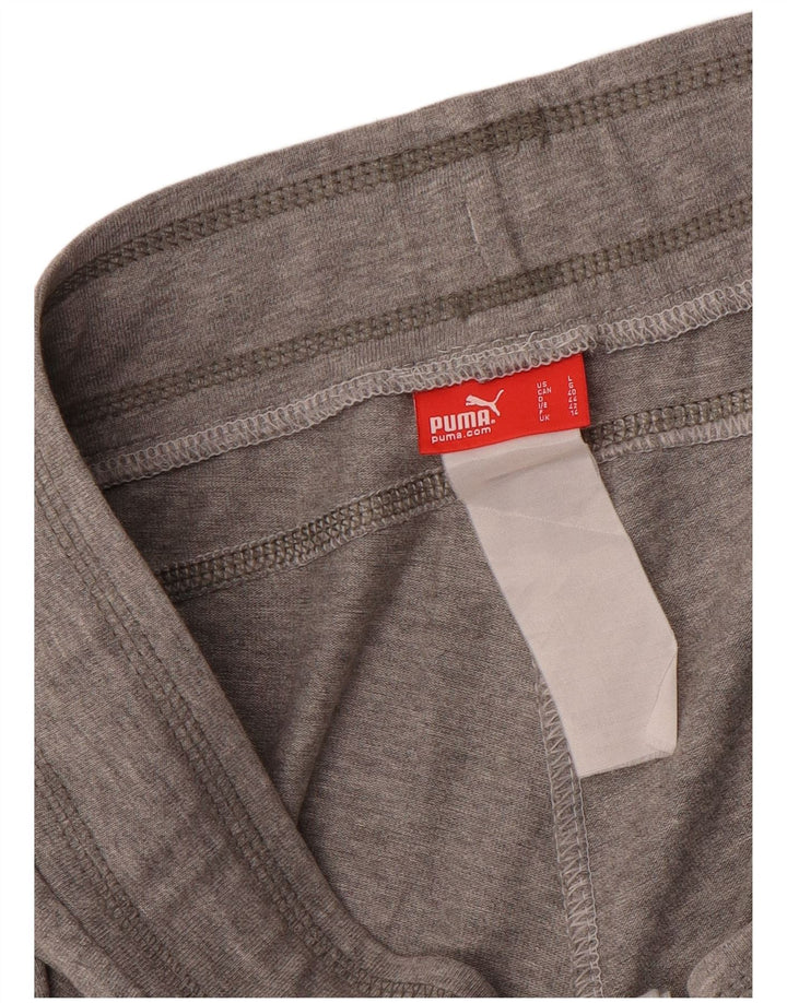 Pantaloni della tuta da donna Puma UK 14 Large Grigi