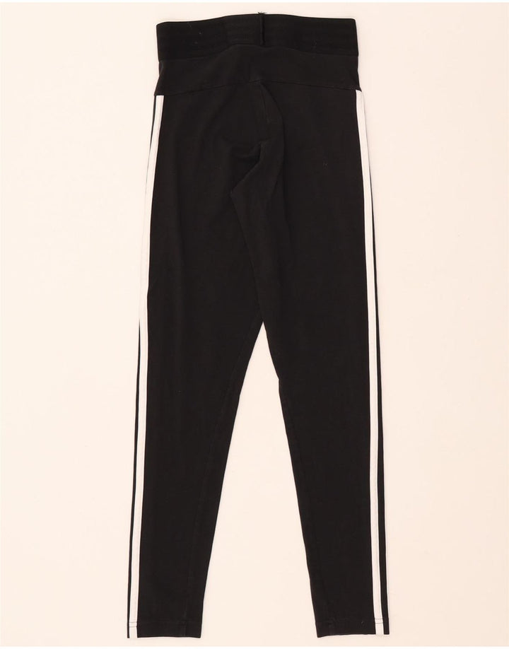 Leggings ADIDAS da donna UK 4/6 XS cotone nero