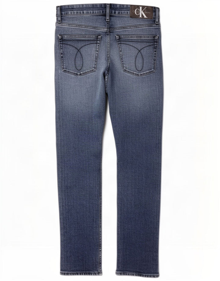 Jeans slim da uomo Calvin Klein W29 L32 cotone blu