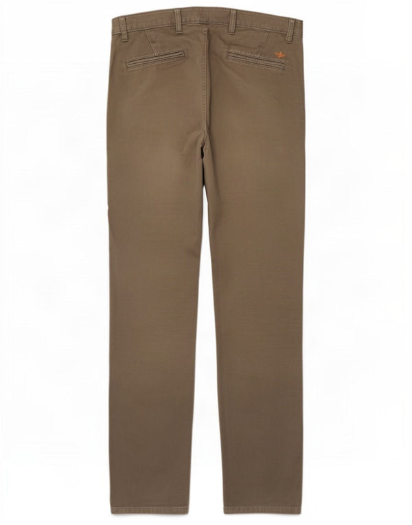 Dockers Uomo Alpha Slim Jeans W34 L34 Cotone Marrone