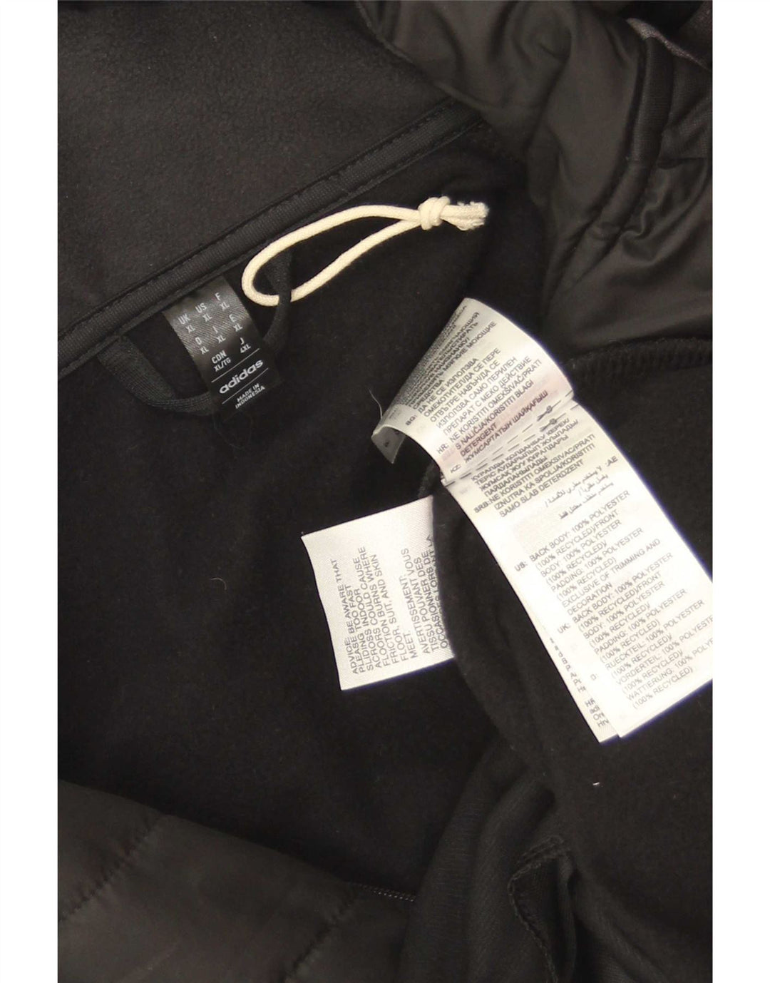 Giacca da uomo Adidas Aeroready Zip Neck Tuta XL Poliestere nero