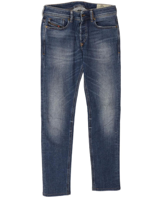 Jeans skinny slim da uomo Diesel Sleenker-x W29 L30 cotone blu