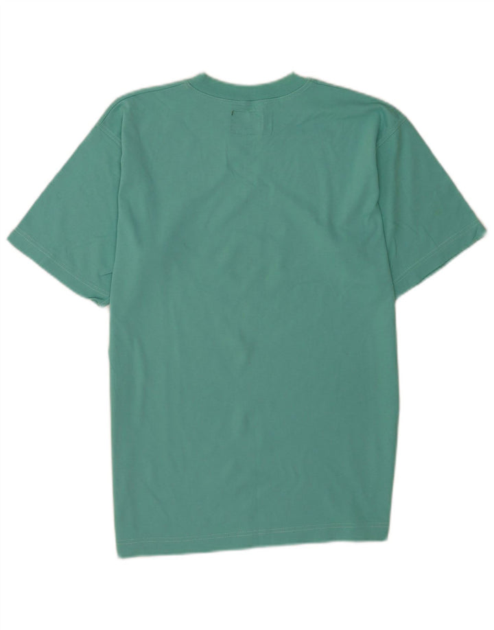 T-shirt grafica da uomo Vagabond Top piccola in cotone turchese