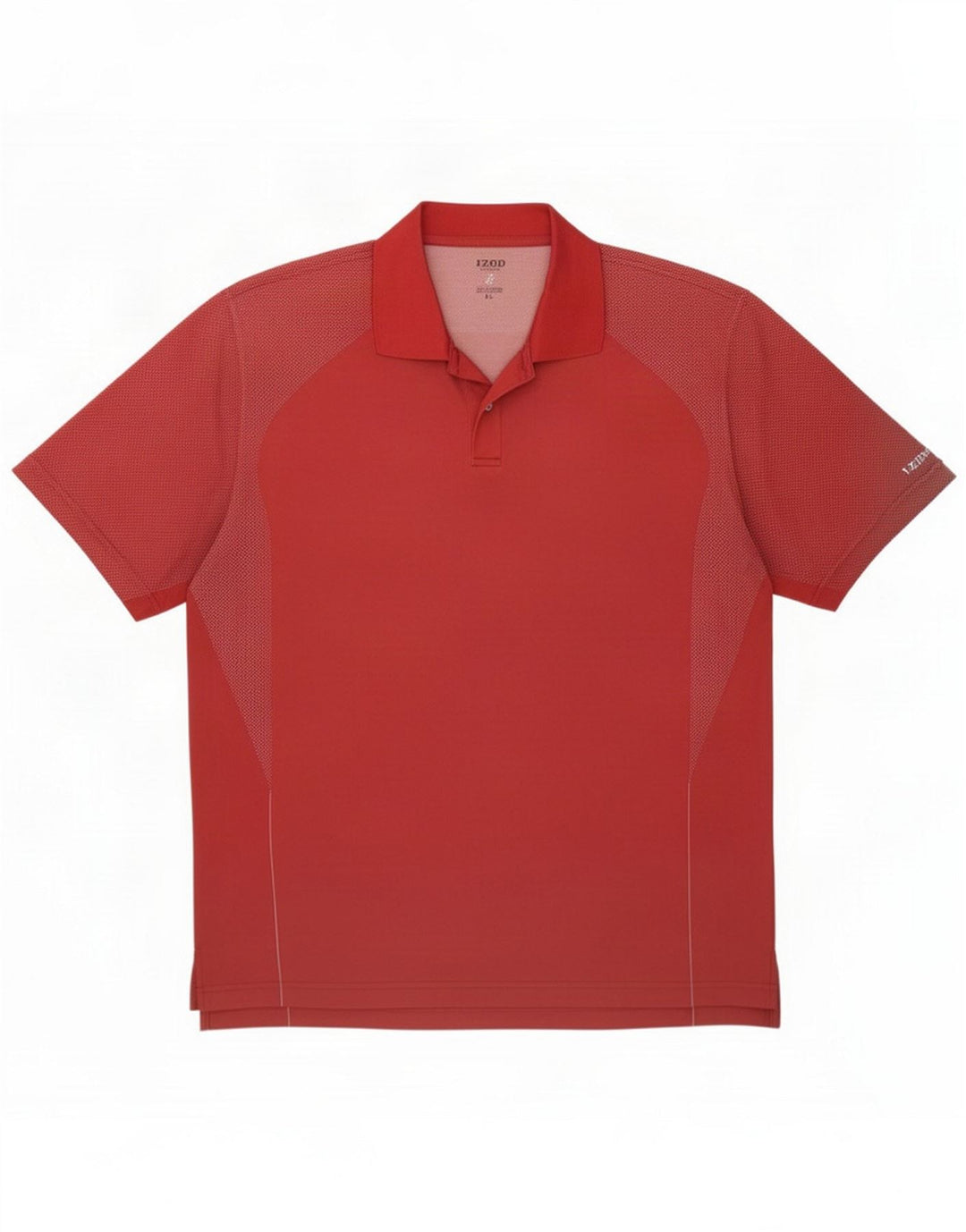 Polo da uomo Izod XL rossa in poliestere
