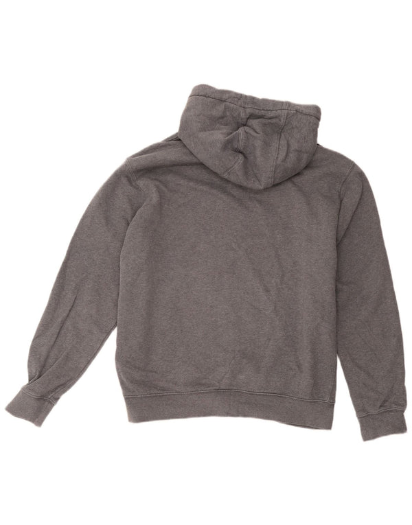Felpa con cappuccio da donna Nike UK 16 grande cotone grigio