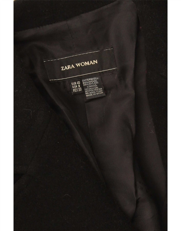 Soprabito Zara da donna EU 40 medio in lana nera