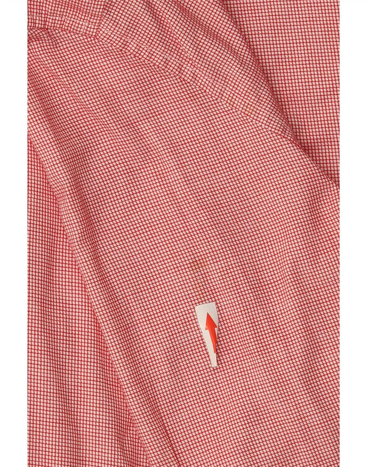 Tommy Hilfiger Uomo Mauritius Camicia in cotone a quadri rossi grandi