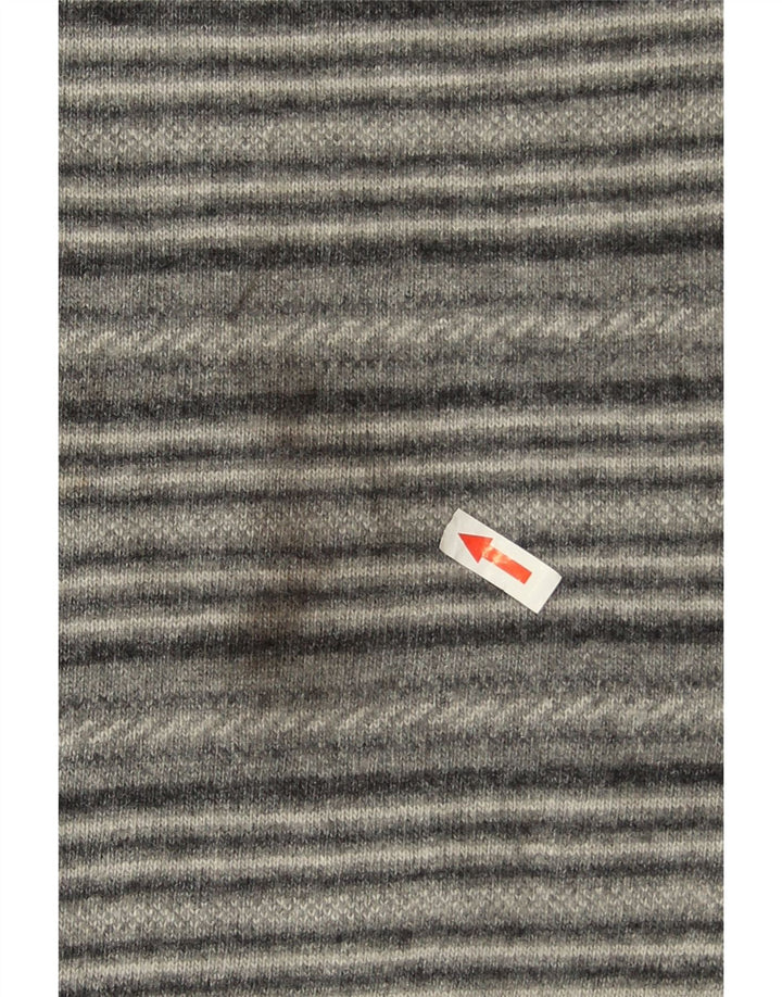 Maglione maglione girocollo da uomo Marlboro Classics XL a righe grigie
