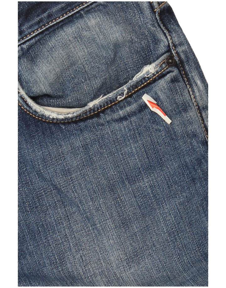 Jeans dritti da uomo Massimo Dutti EU 42 Large W32 L30 Cotone blu