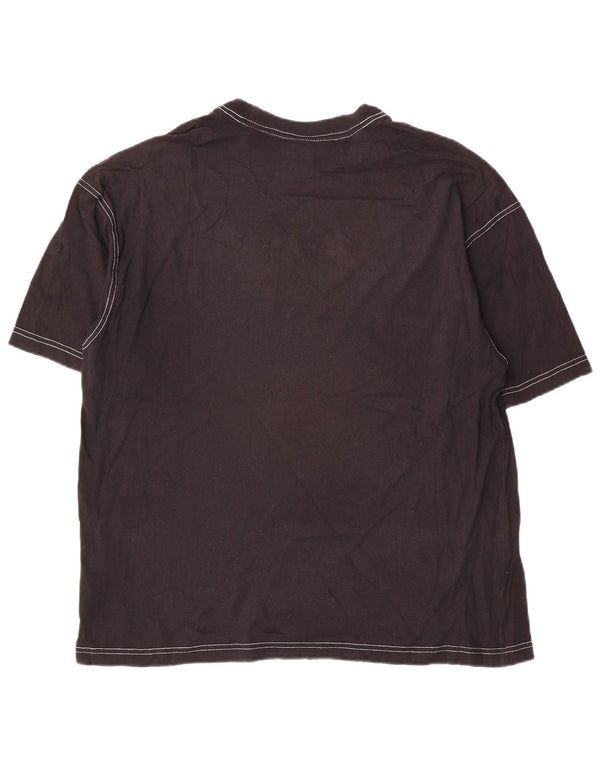 T-shirt grafica da uomo Nike Top piccola in cotone a righe nere