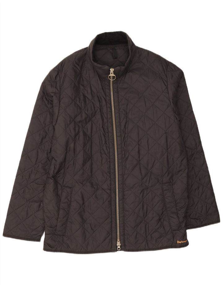 Giacca trapuntata da uomo Barbour UK 38 media nera in poliammide