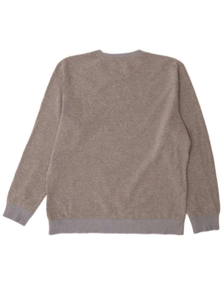 Jack & Jones Felpa con grafica da uomo Maglione 2XL Poliestere chiazzato grigio