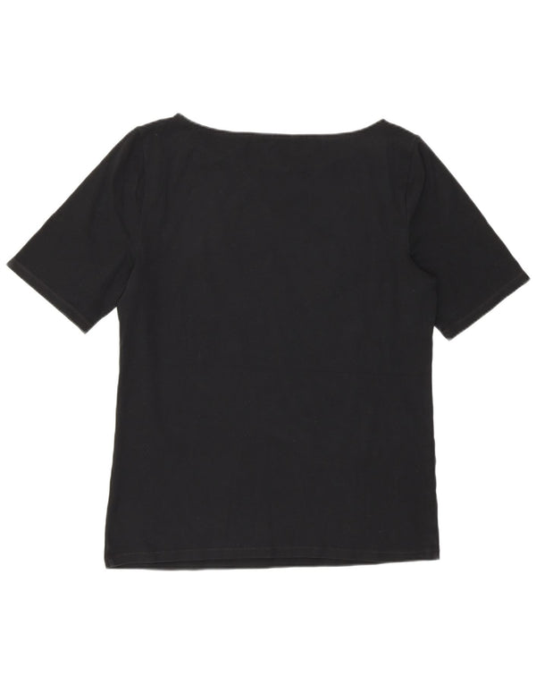 T-shirt da donna Ralph Lauren Top UK 14 grande nera